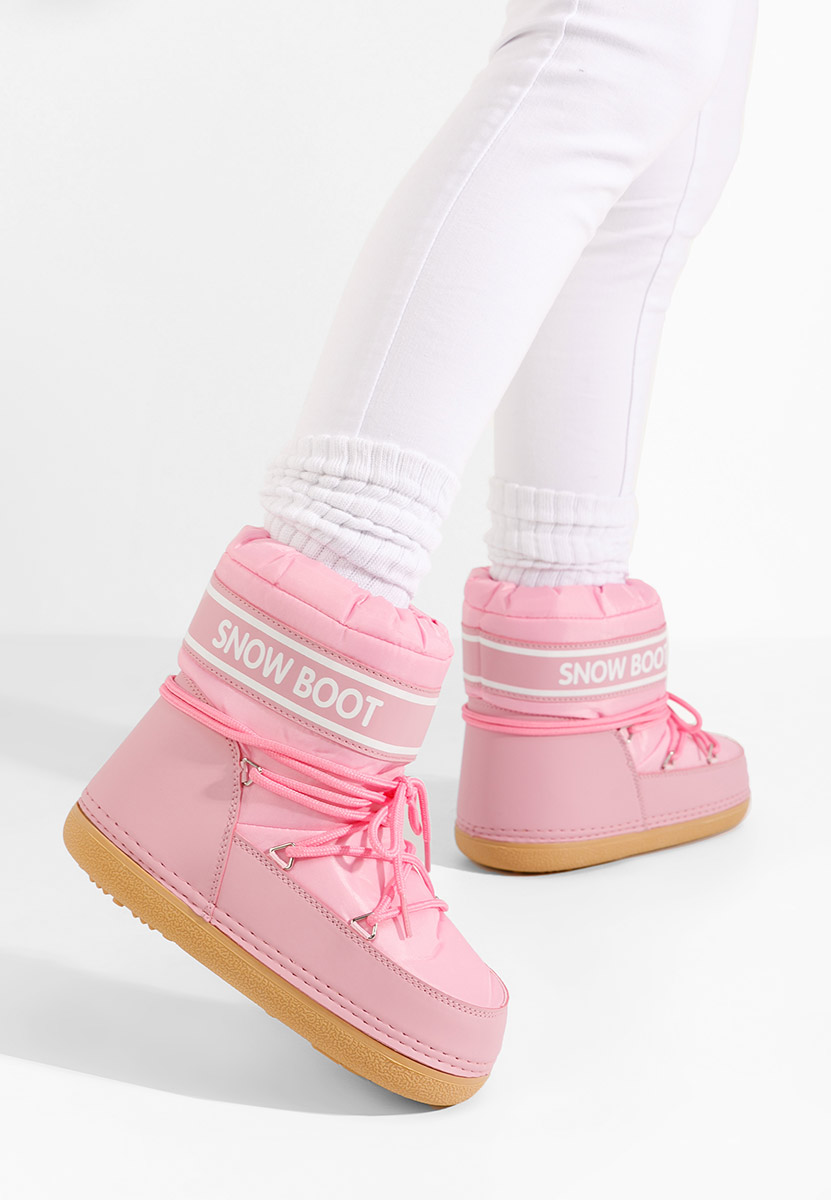 Różowe śniegowce damskie Altares