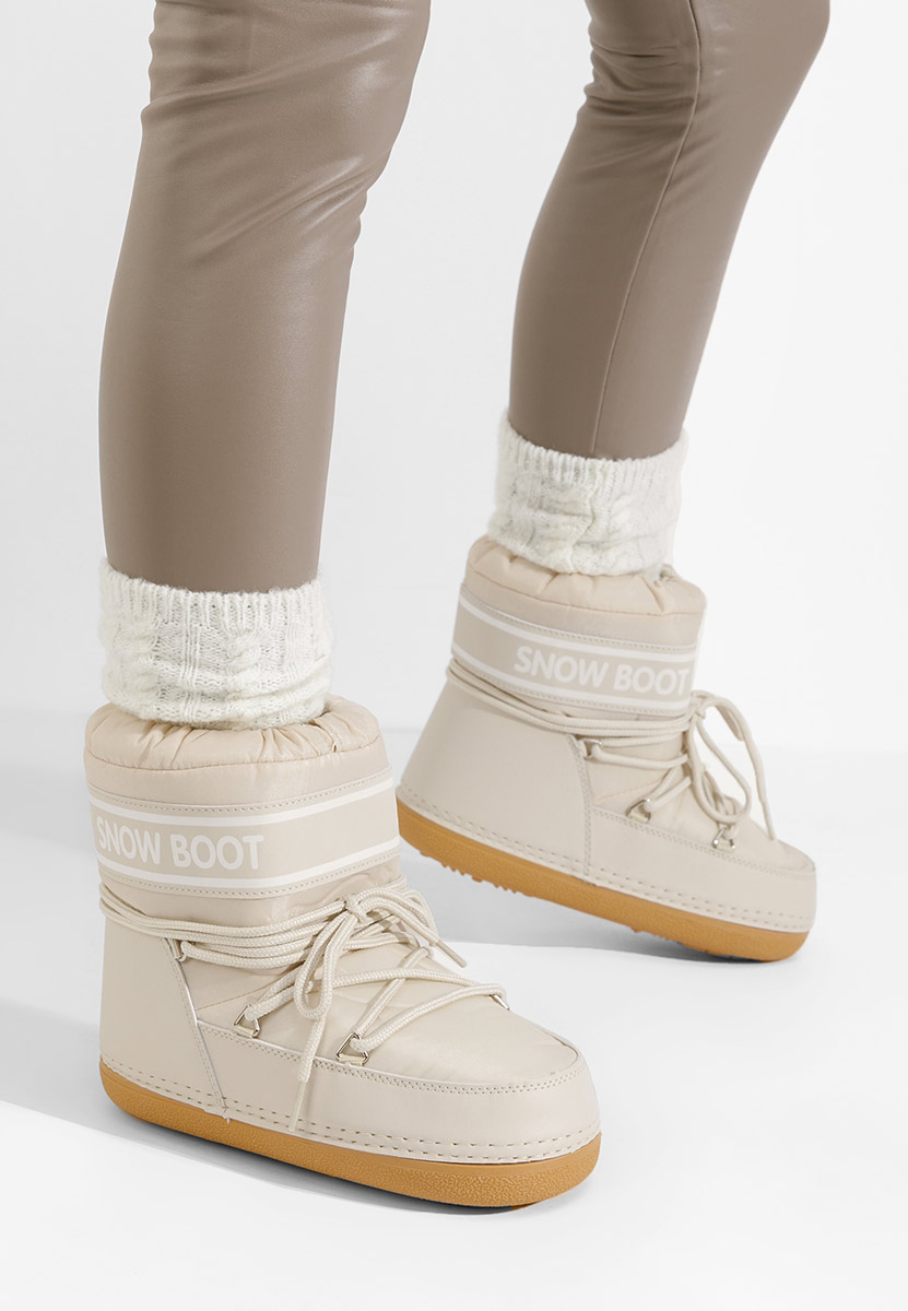 Beżowe śniegowce damskie Altares