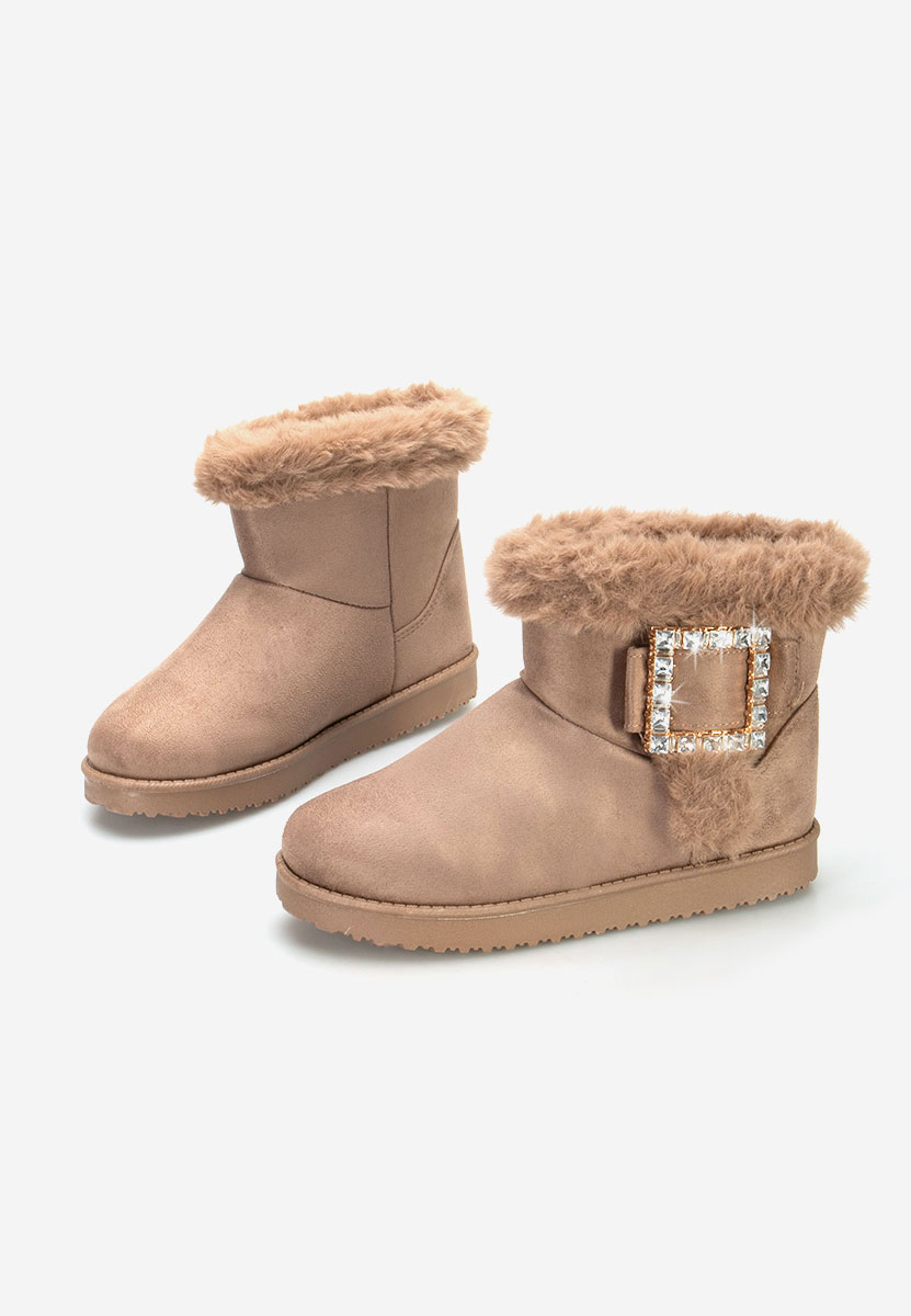 Khaki śniegowce damskie Noranda