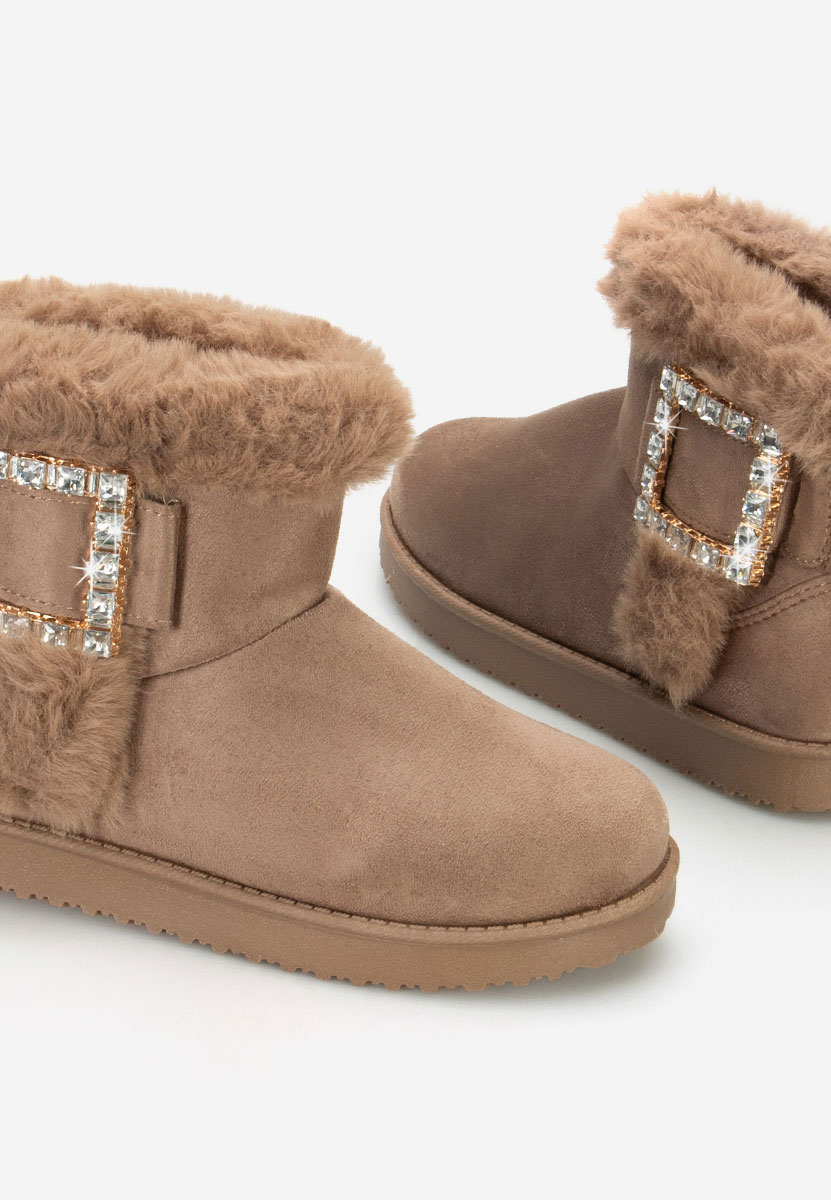 Khaki śniegowce damskie Noranda