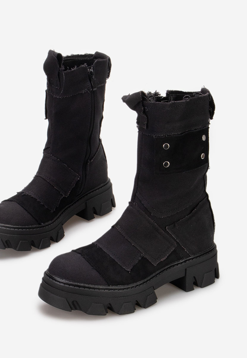 Czarne kozaki damskie Midvala