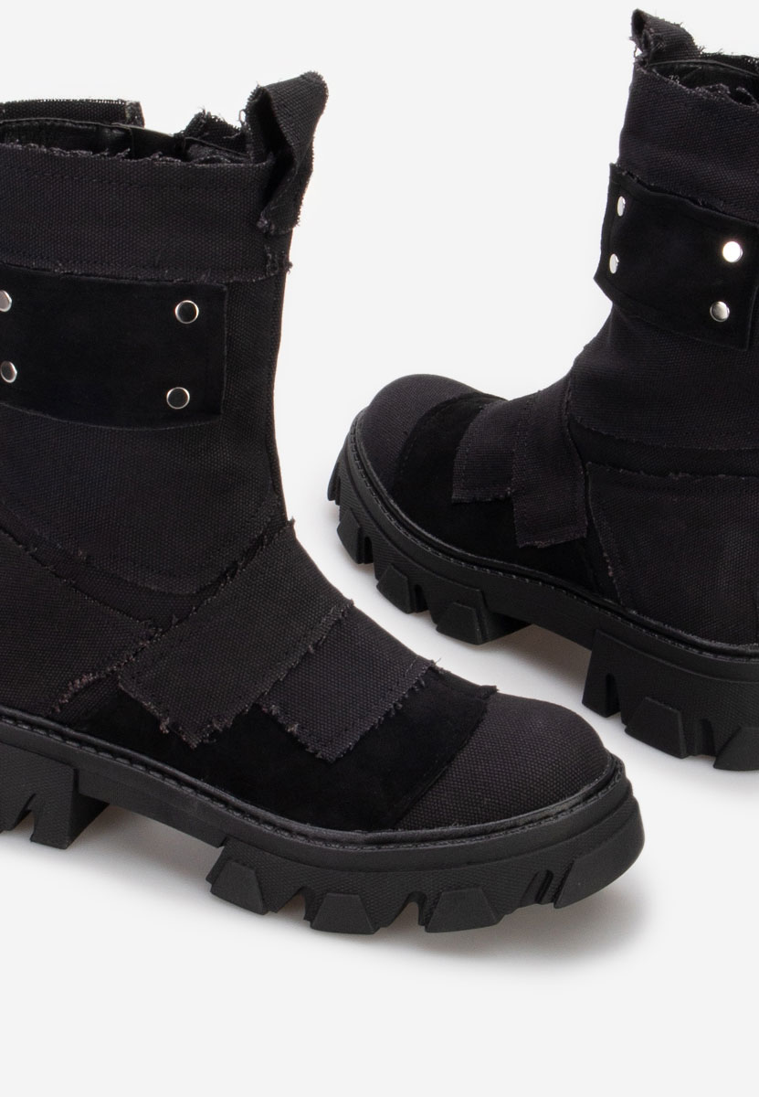 Czarne kozaki damskie Midvala