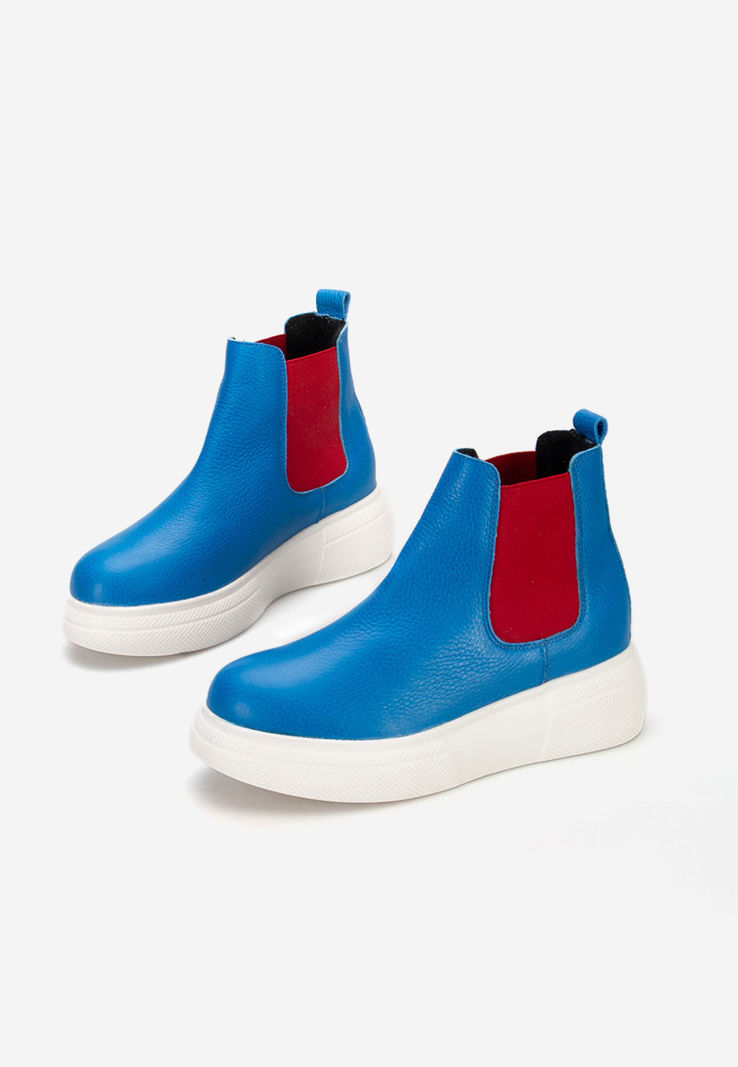Niebieskie botki chelsea Kisalia V4