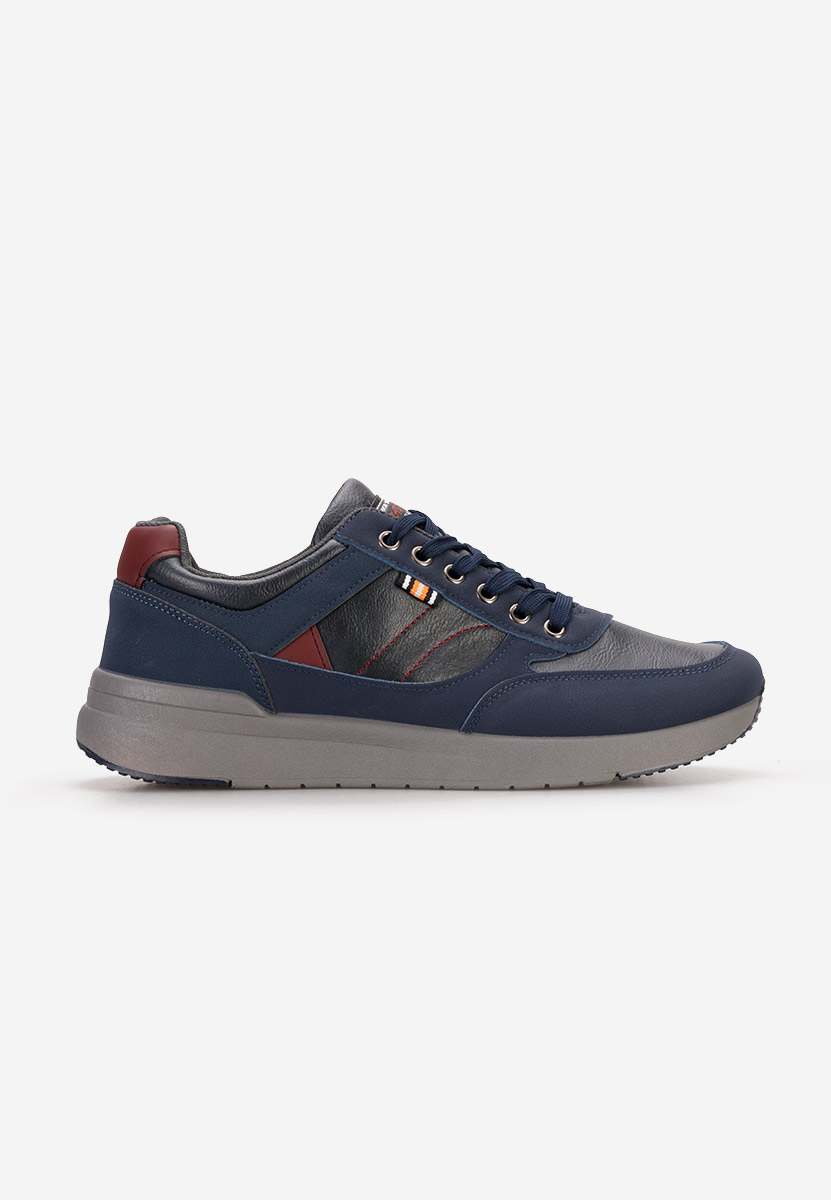 Niebieskie sneakersy męskie Freeman