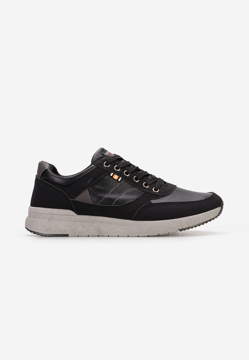 Czarne sneakersy męskie Freeman