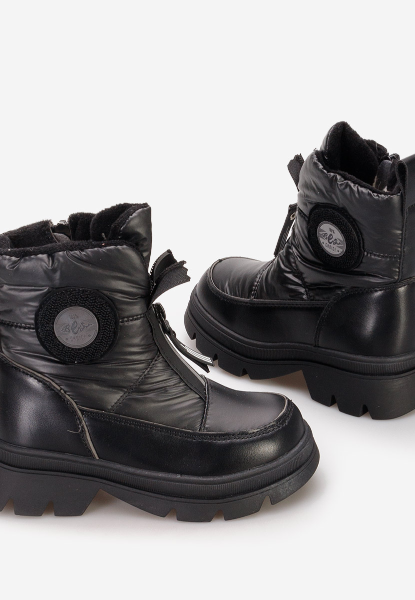 Czarne botki dziewczęce Loxley