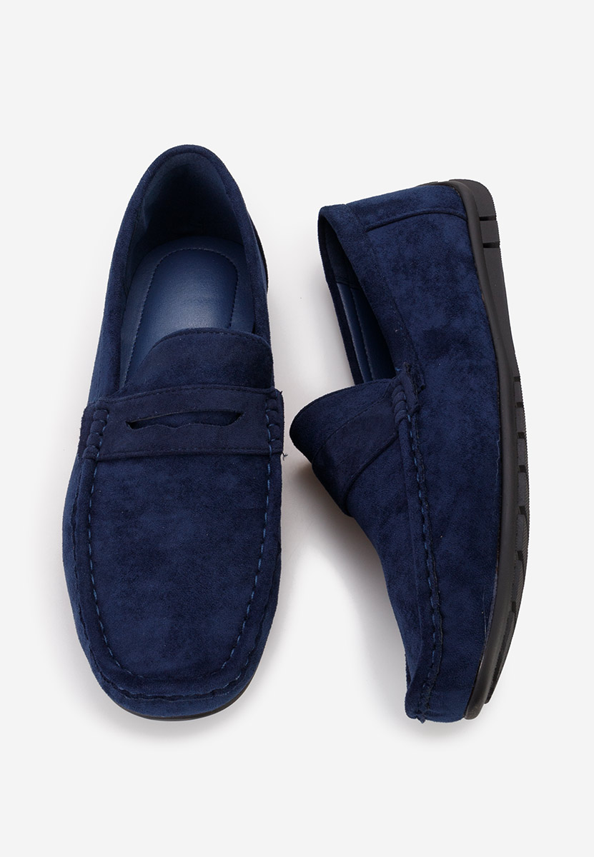 Niebieskie mokasyny męskie Morris