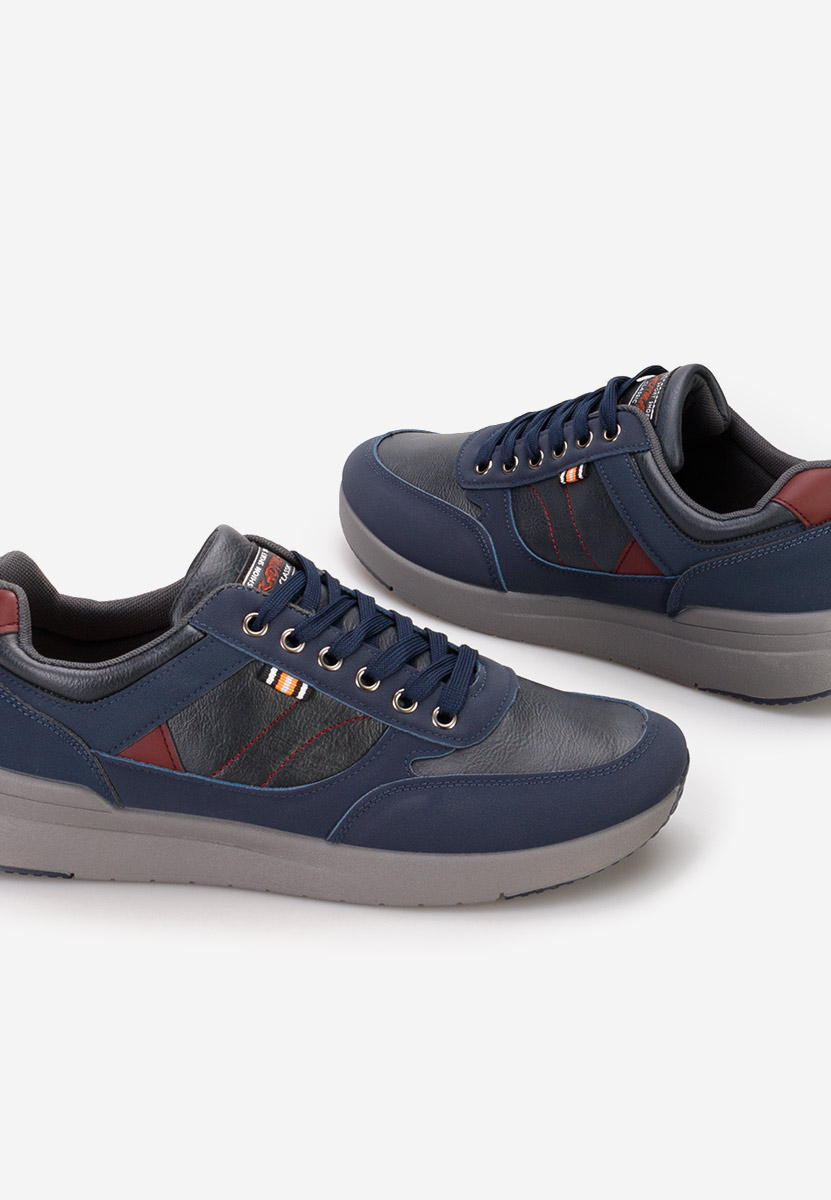 Niebieskie sneakersy męskie Freeman