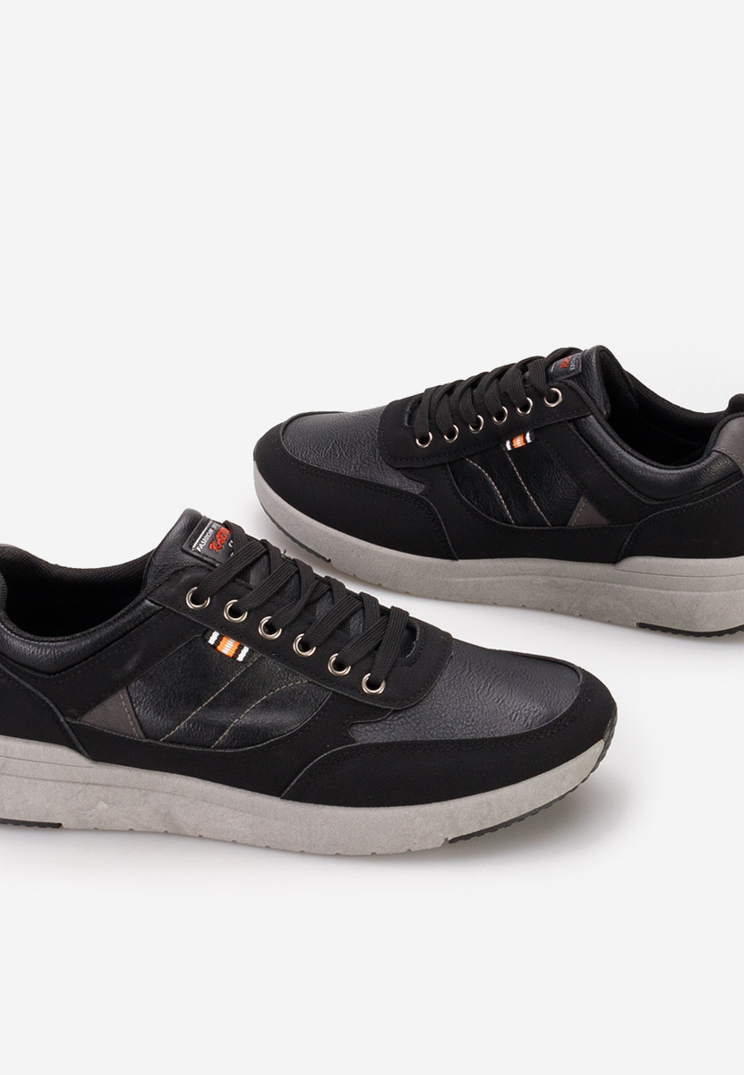 Czarne sneakersy męskie Freeman