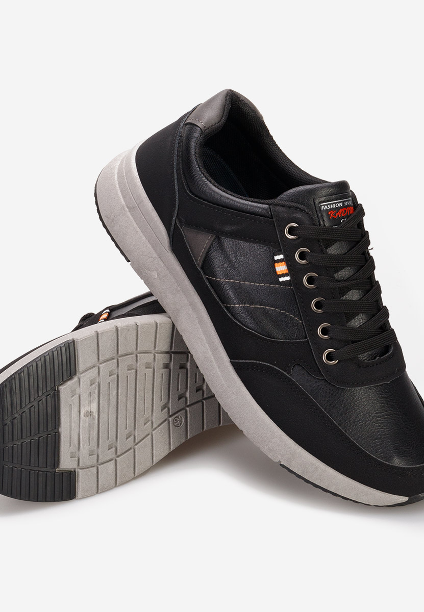 Czarne sneakersy męskie Freeman