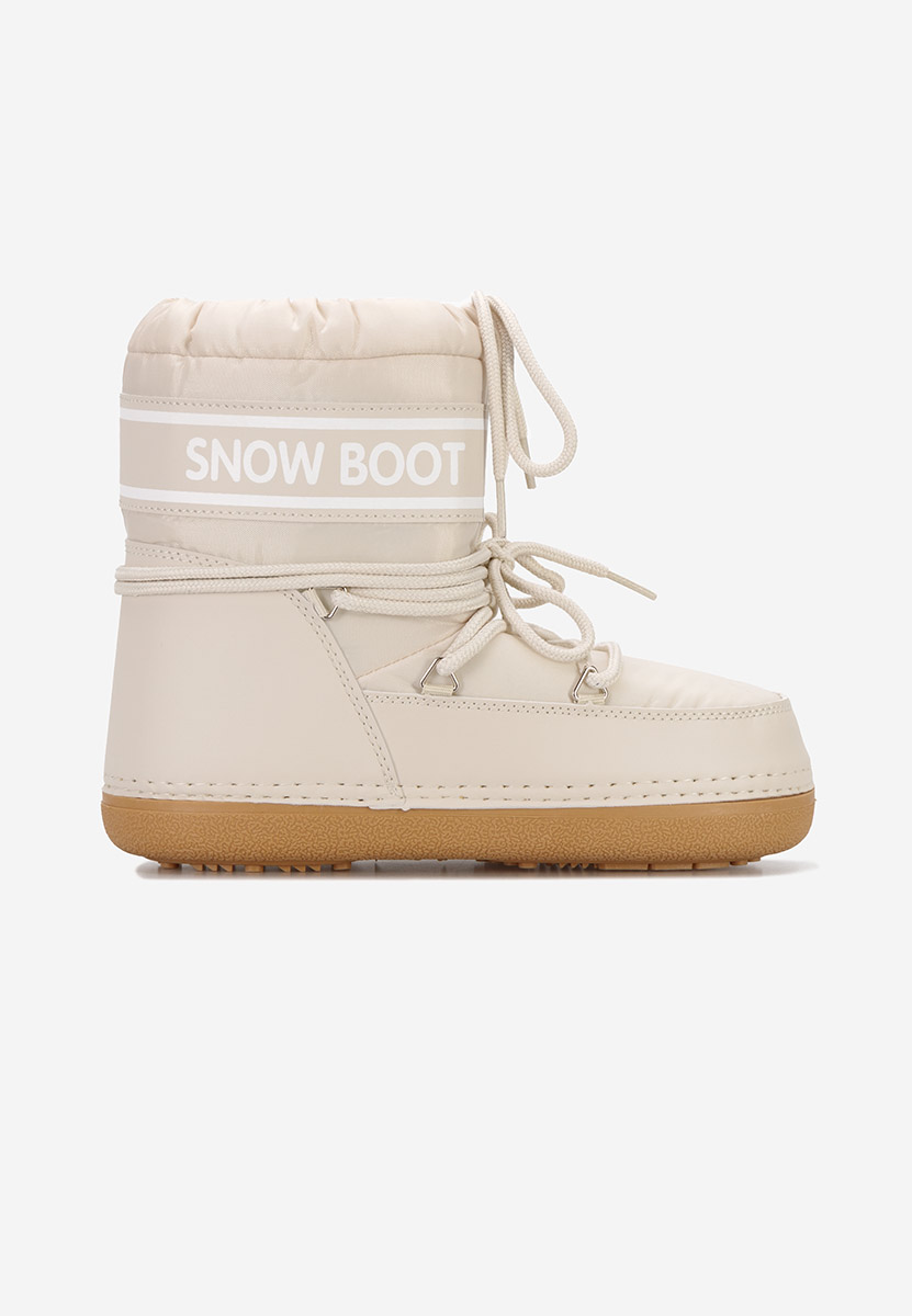 Beżowe śniegowce damskie Altares