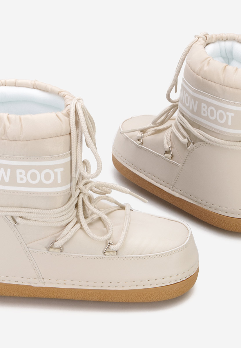 Beżowe śniegowce damskie Altares