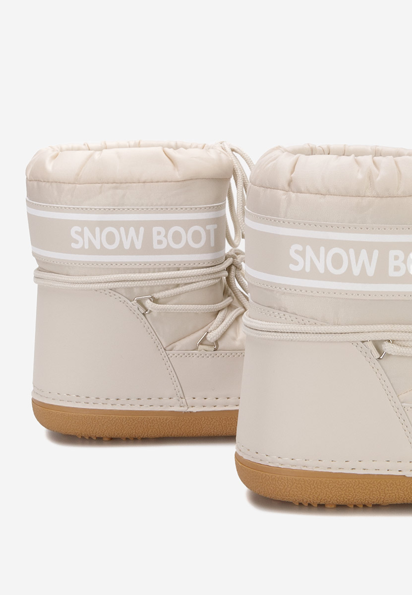 Beżowe śniegowce damskie Altares