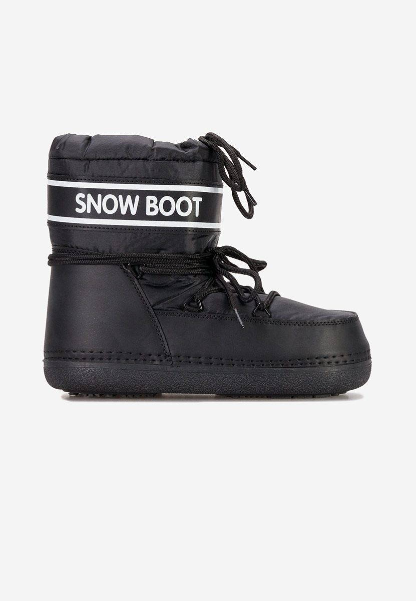 Czarne śniegowce damskie Altares