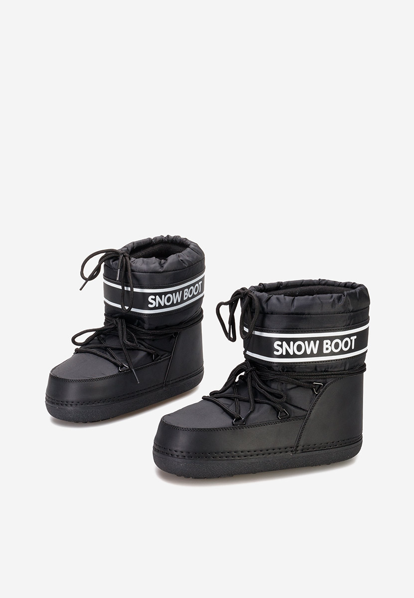 Czarne śniegowce damskie Altares