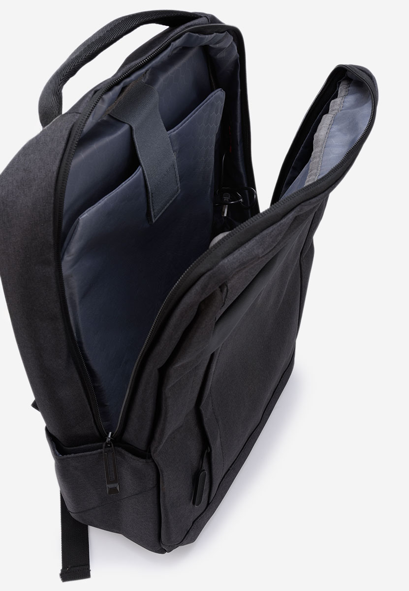 Czarny plecak Fiorentino