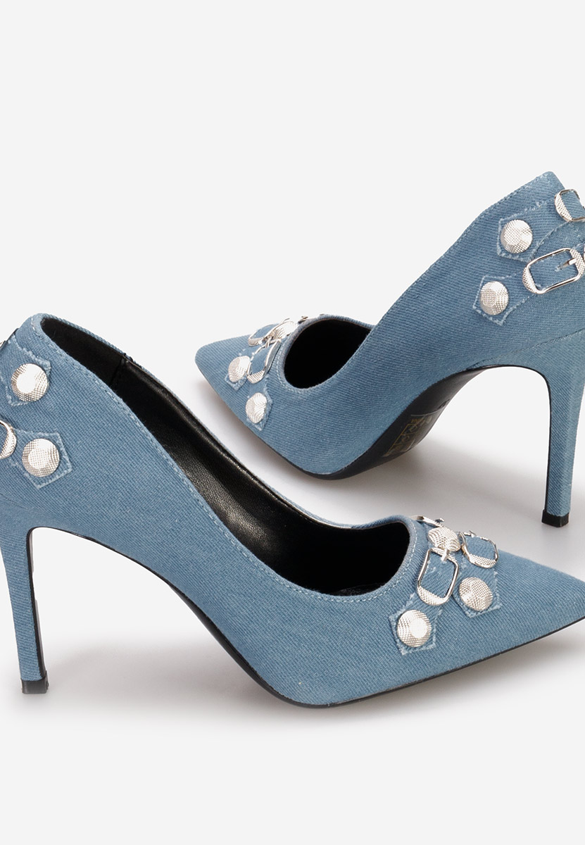 Niebieskie szpilki Supreme V2