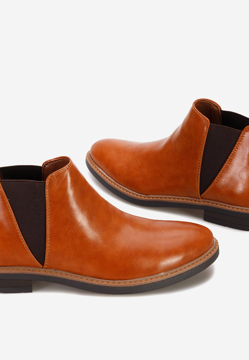 Camelowe botki męskie Galven