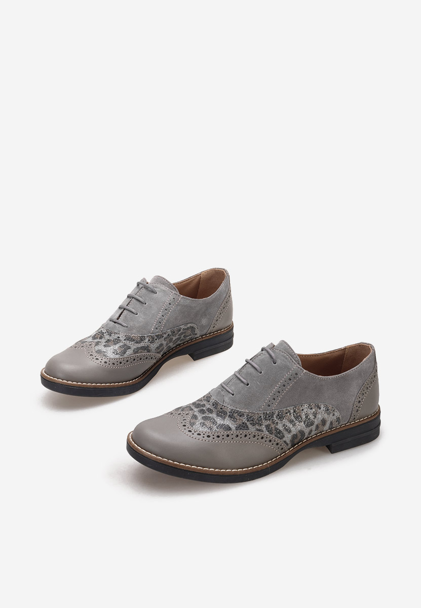 Szare brogues damskie Emily V2