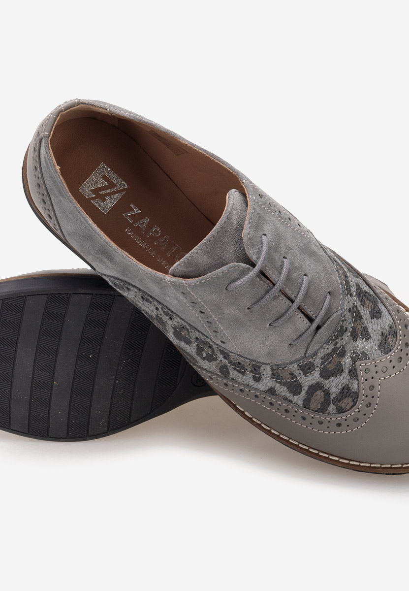 Szare brogues damskie Emily V2