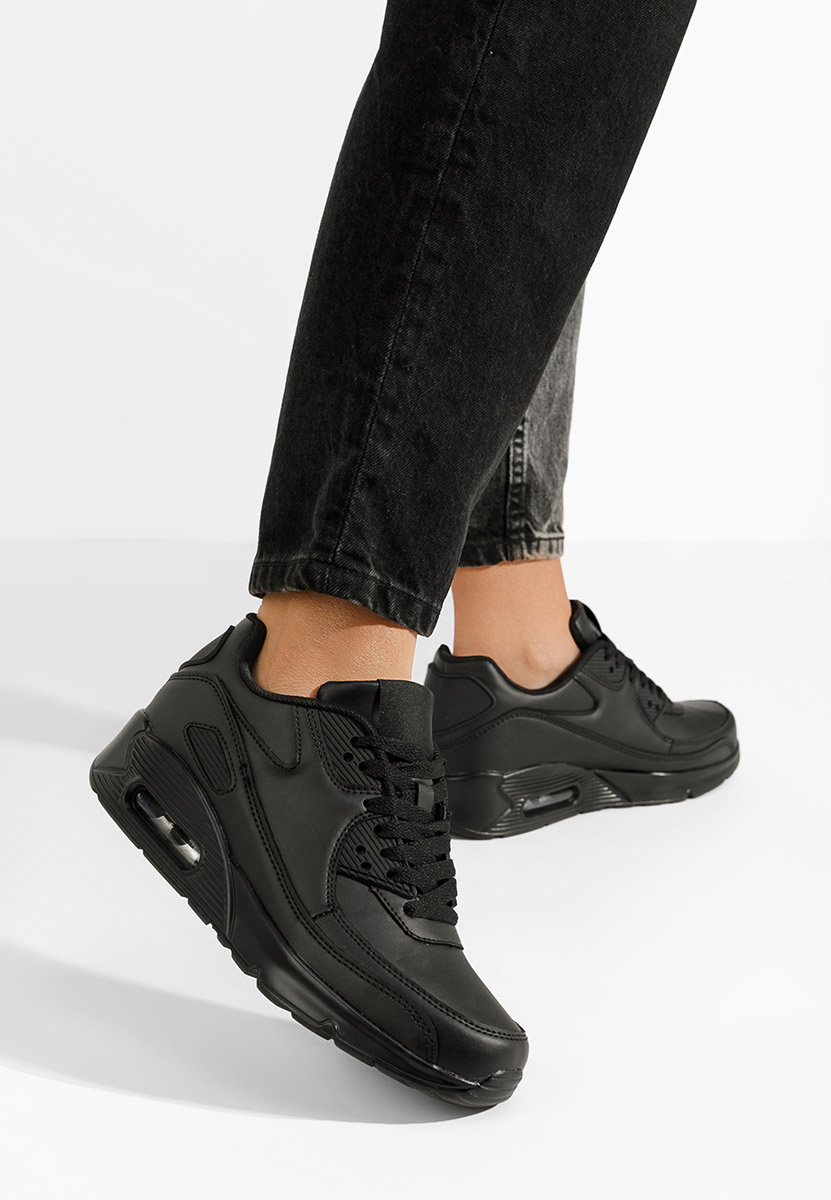 Czarne sneakersy damskie Marika
