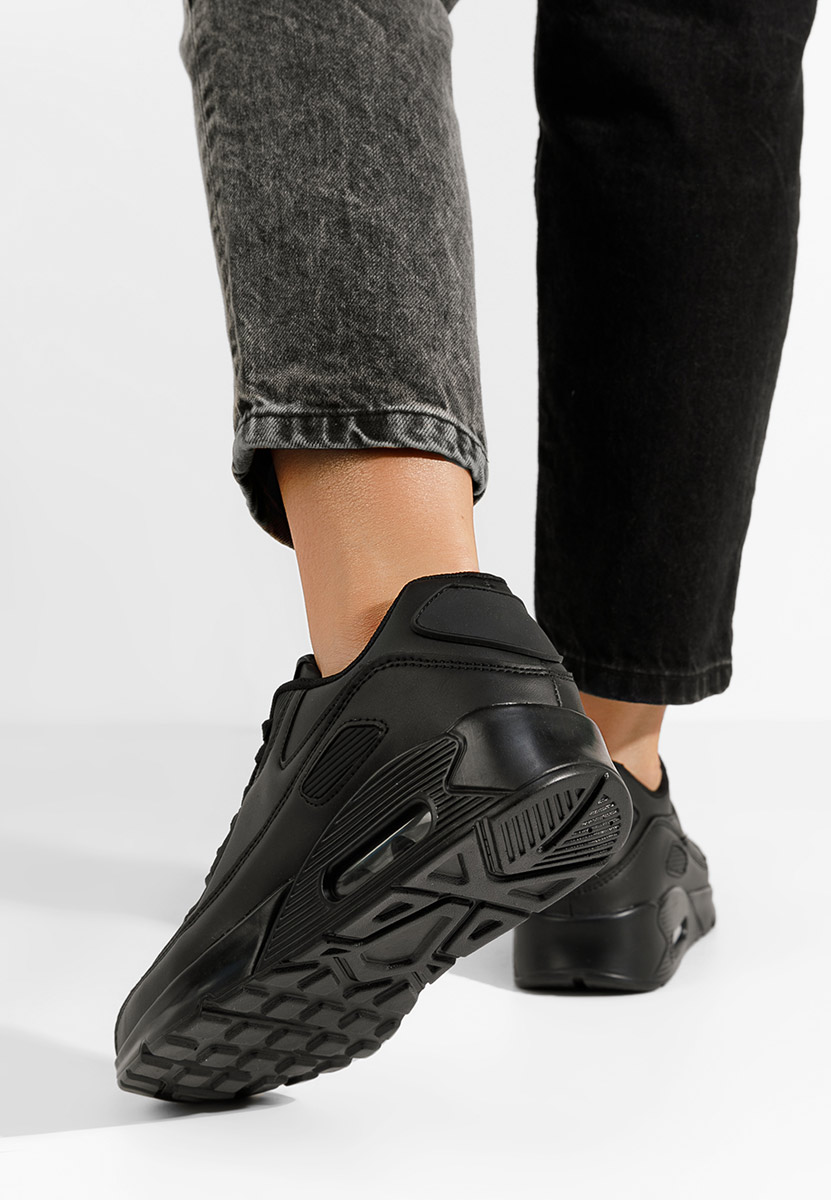 Czarne sneakersy damskie Marika