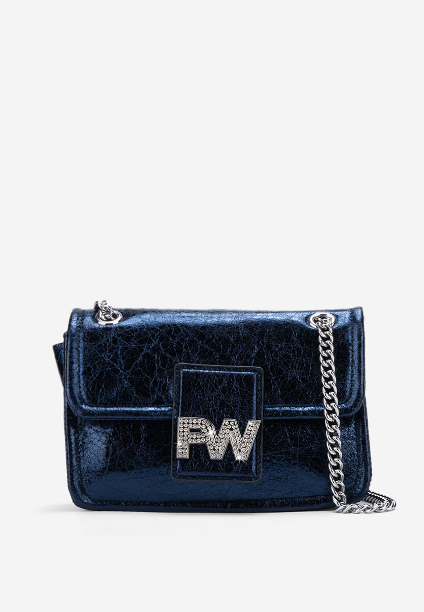 Granatowe torebka na ramię Akyra