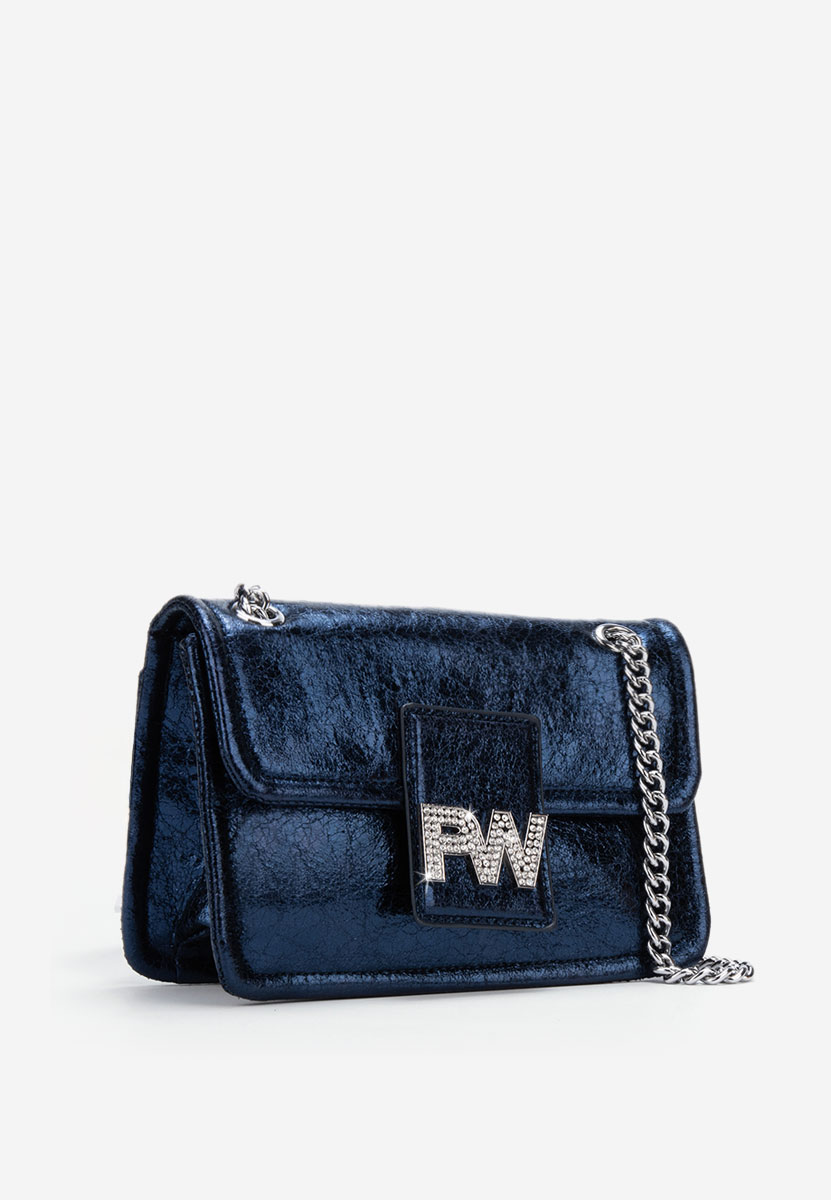 Granatowe torebka na ramię Akyra