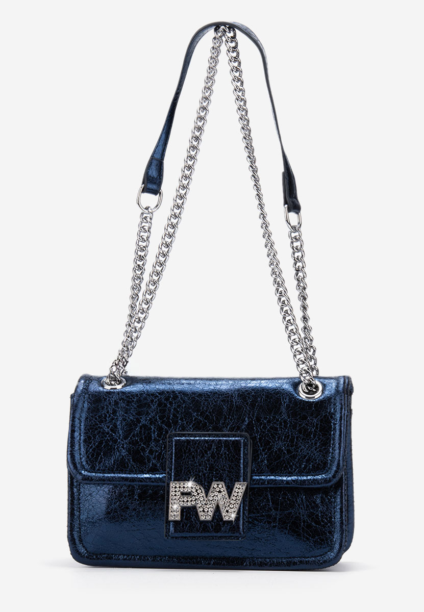 Granatowe torebka na ramię Akyra