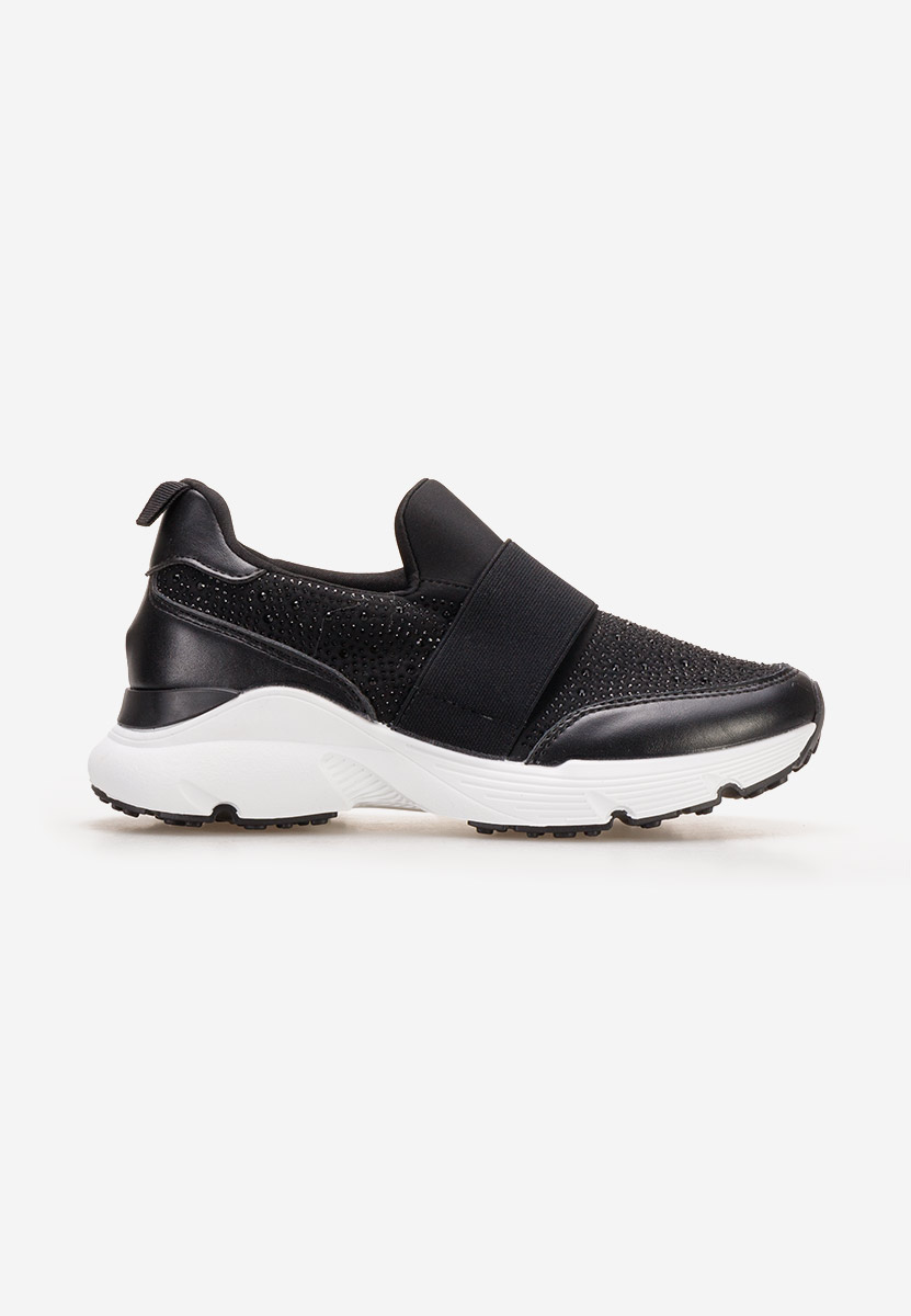 Czarne sneakersy damskie Zaliana