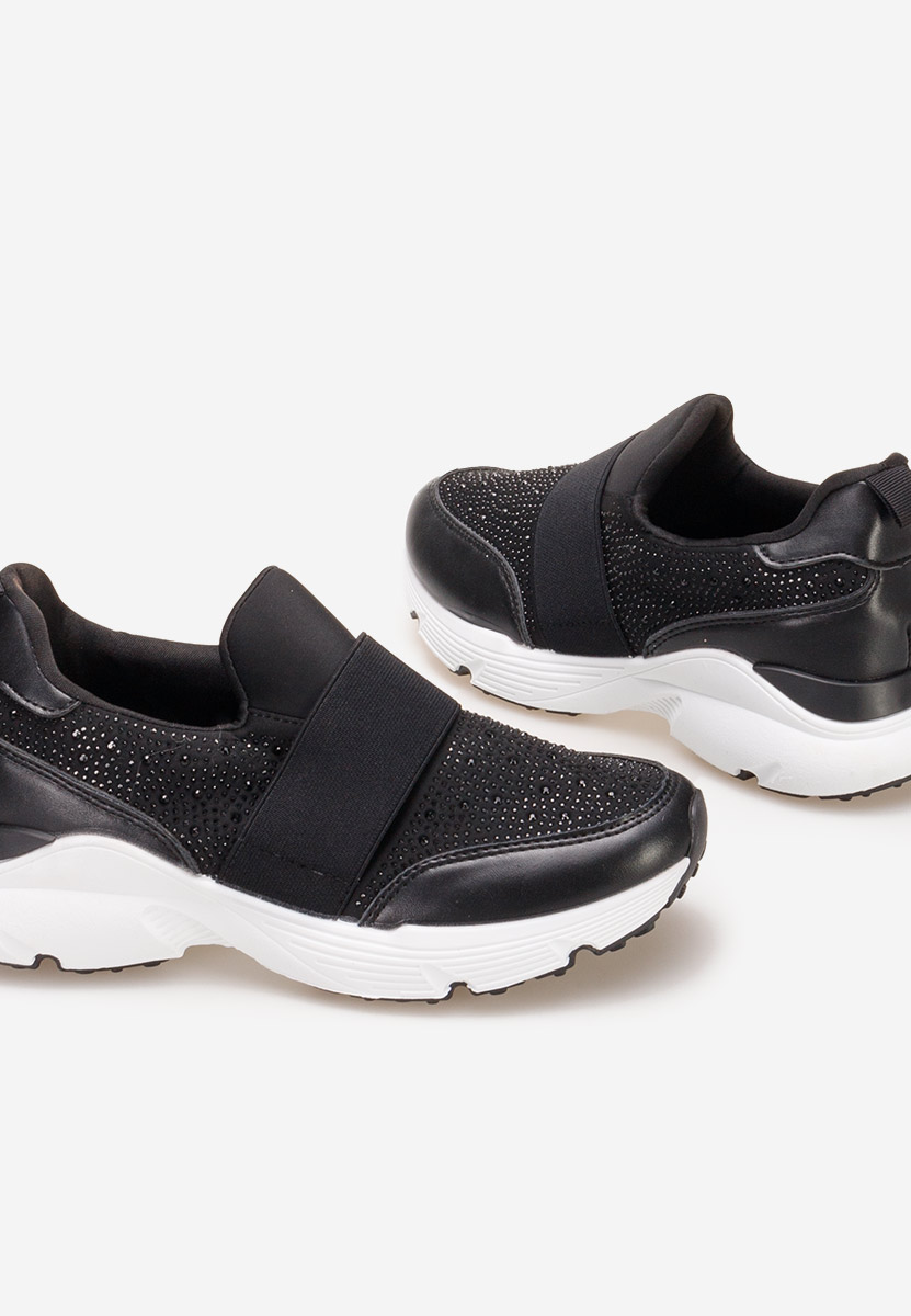 Czarne sneakersy damskie Zaliana