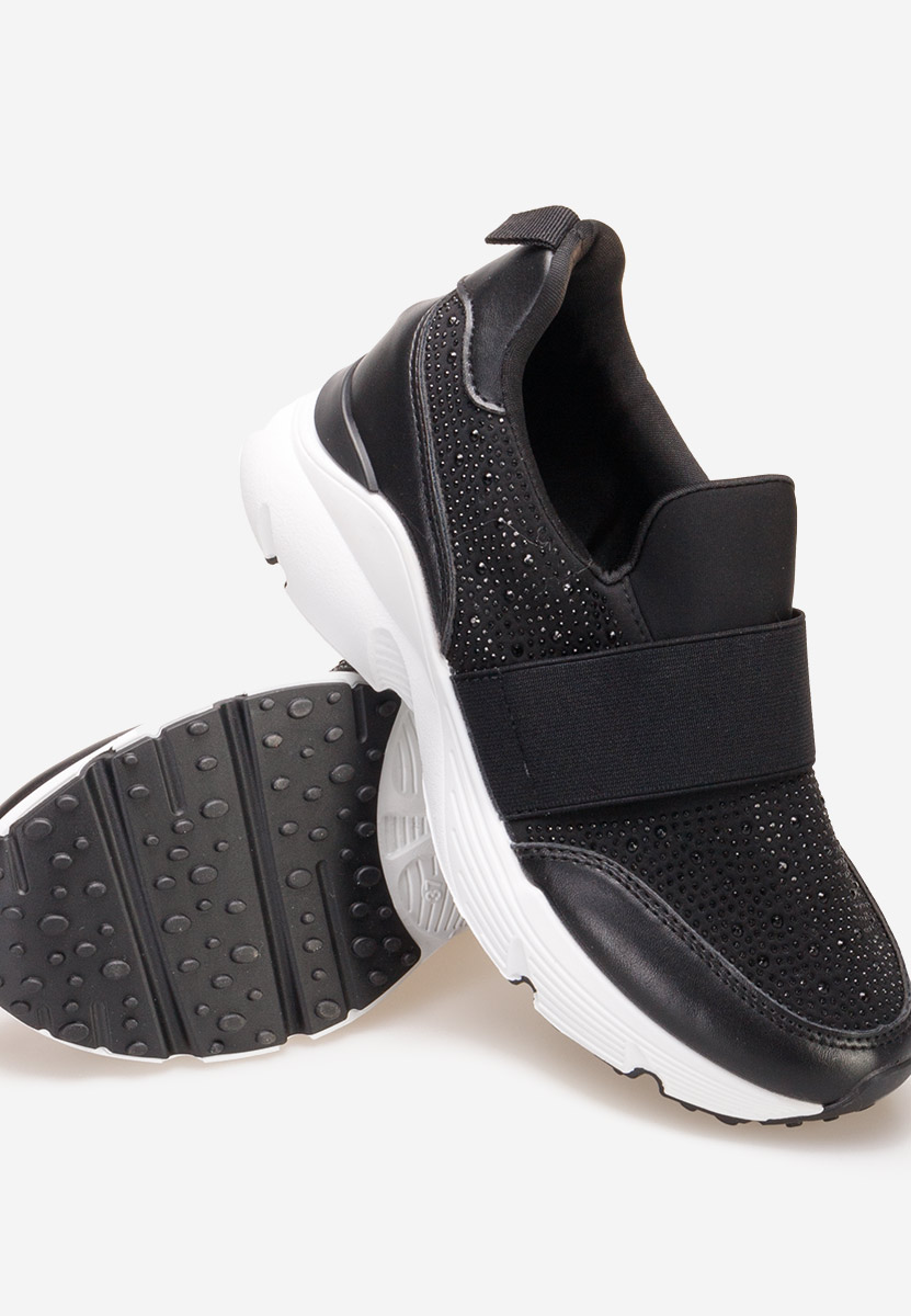 Czarne sneakersy damskie Zaliana