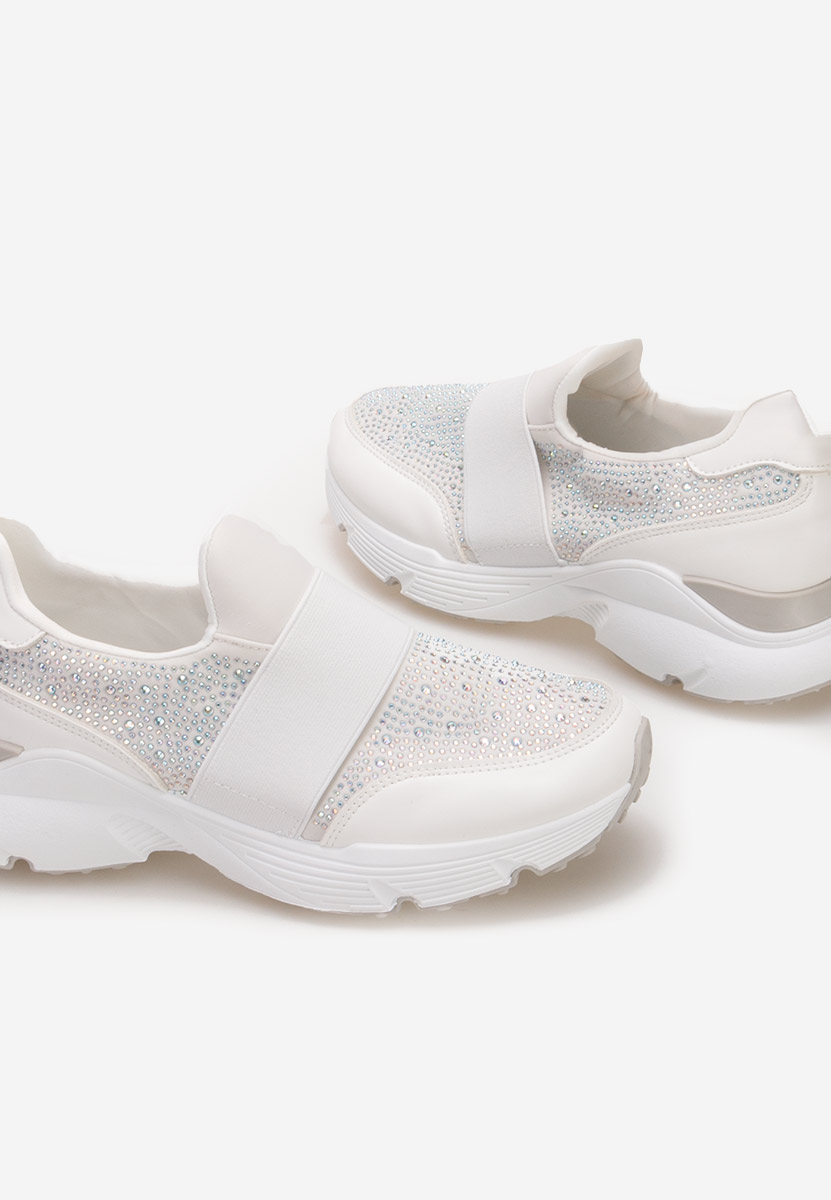 Białe sneakersy damskie Zaliana