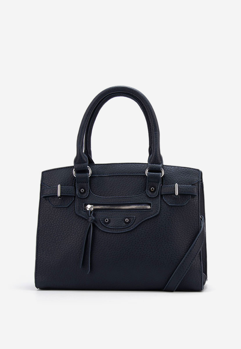 Granatowe torebka do biura Lentia