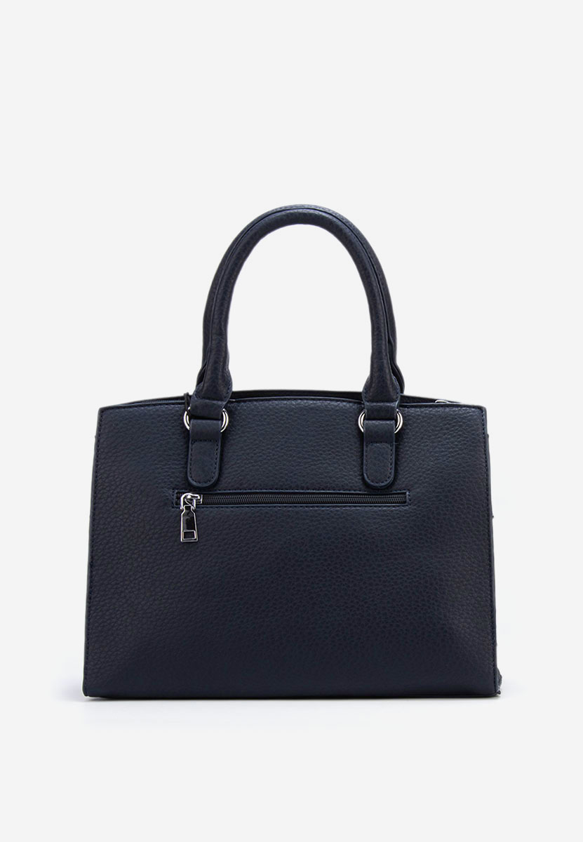 Granatowe torebka do biura Lentia