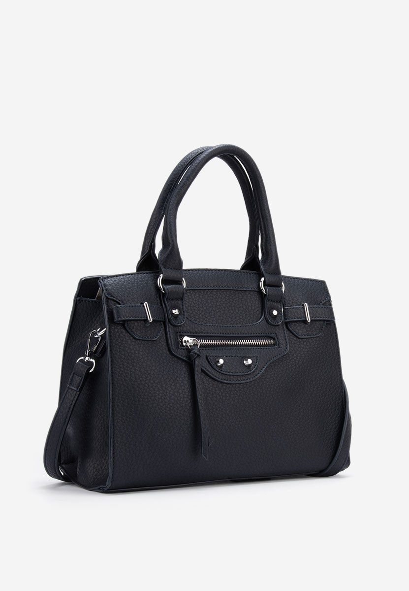 Czarna torebka do biura Lentia