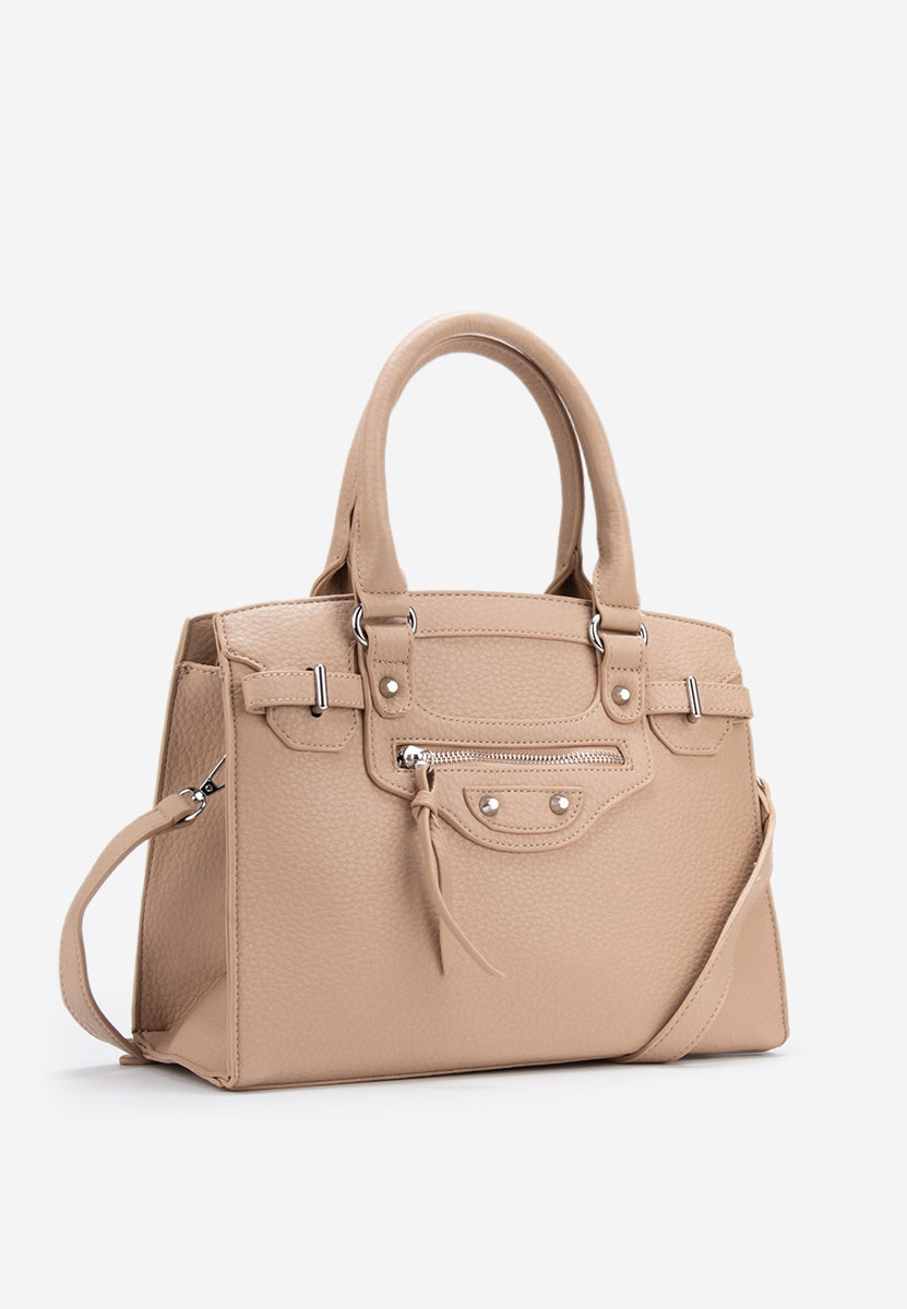 Khaki torebka do biura Lentia