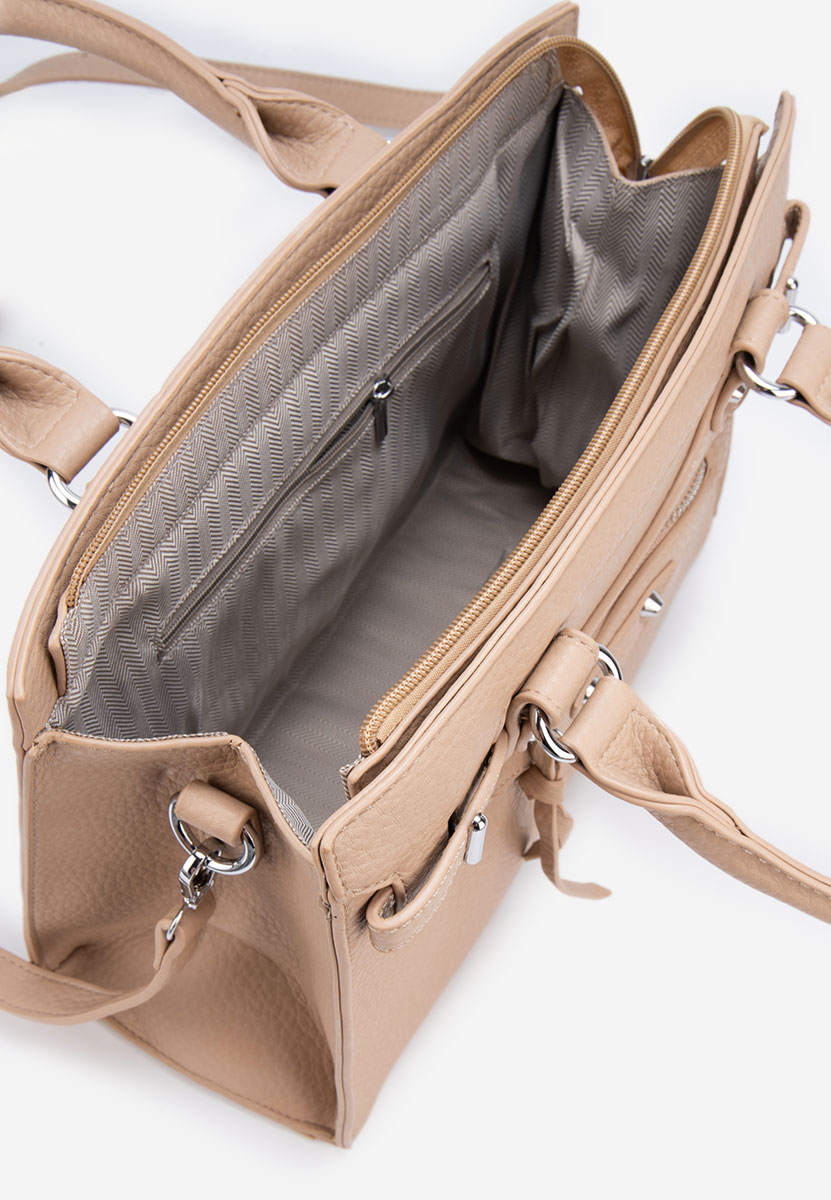 Khaki torebka do biura Lentia