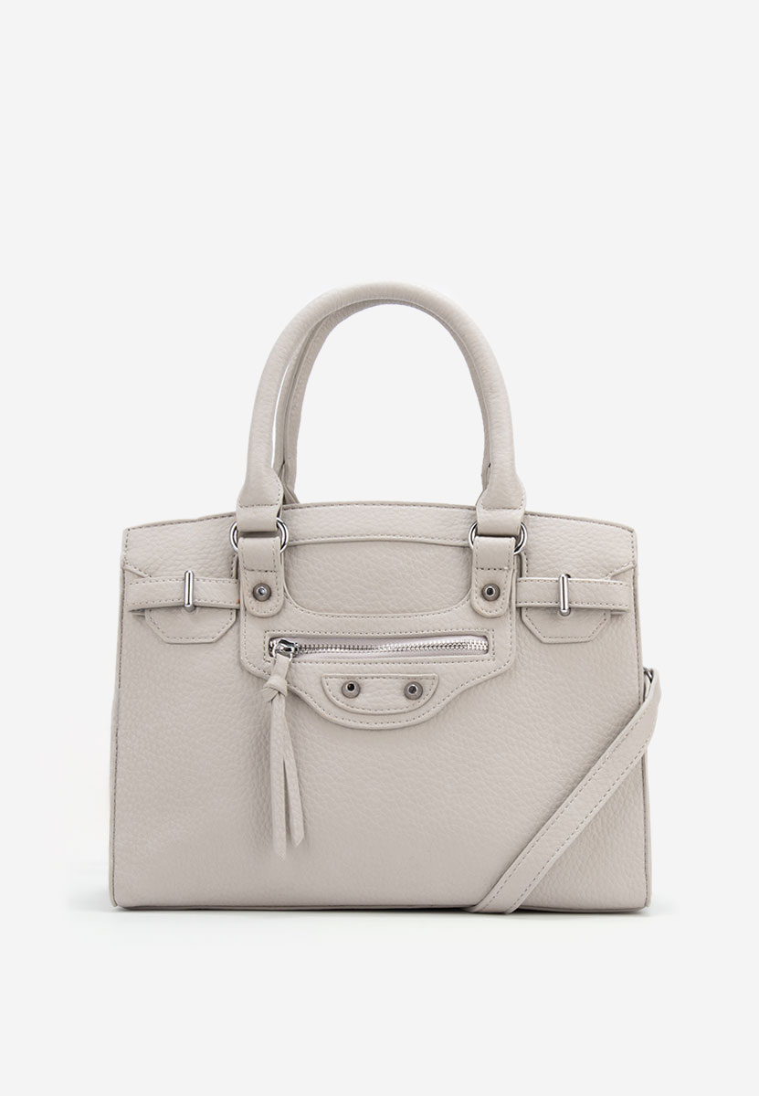 Szare torebka do biura Lentia