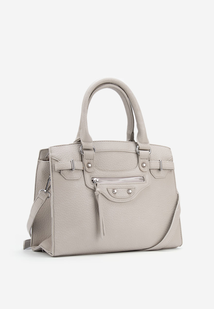 Szare torebka do biura Lentia