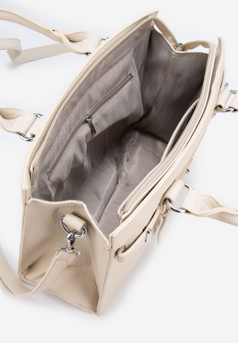 Beżowe torebka do biura Lentia