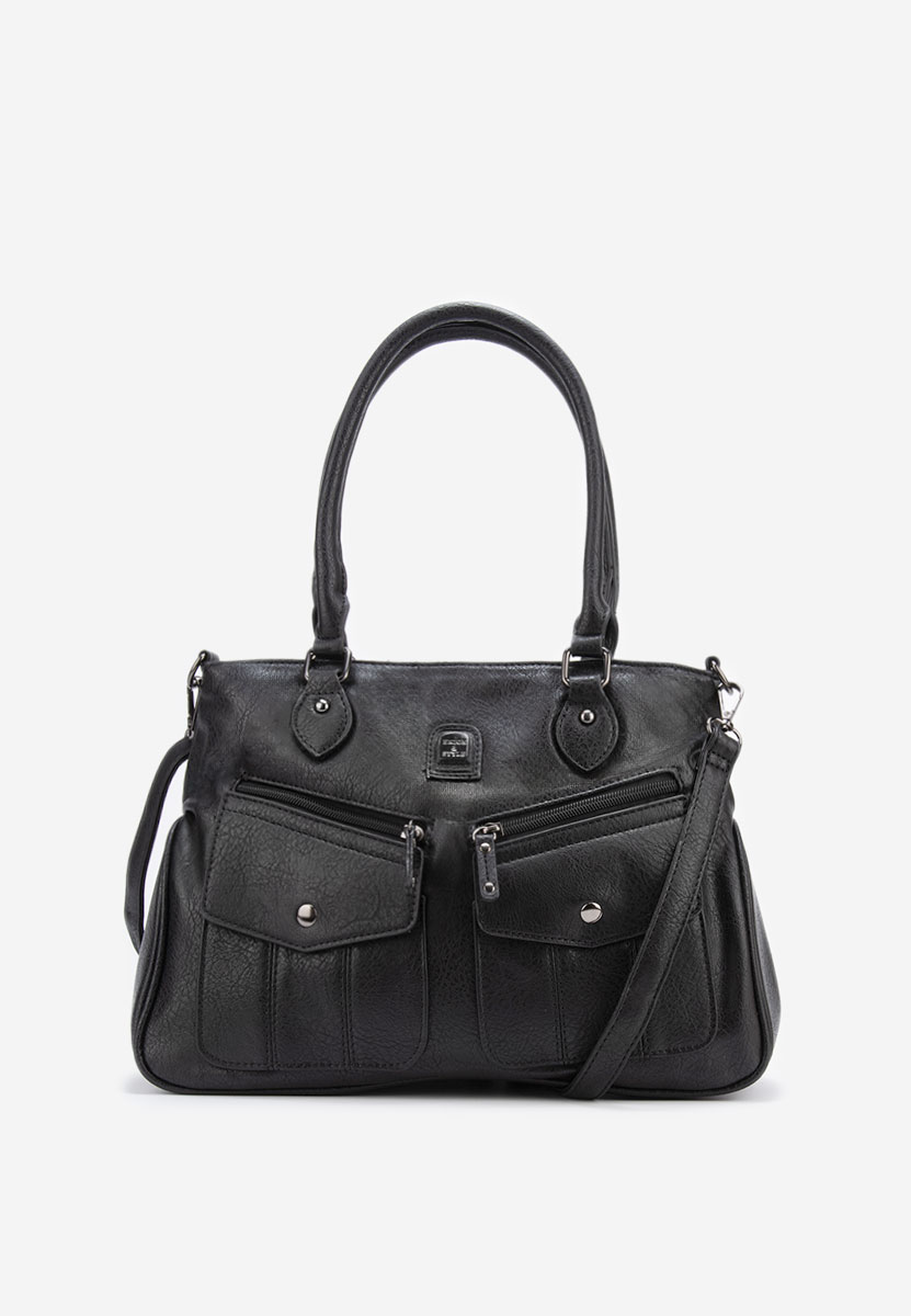 Czarna torebka do ręki Zaura