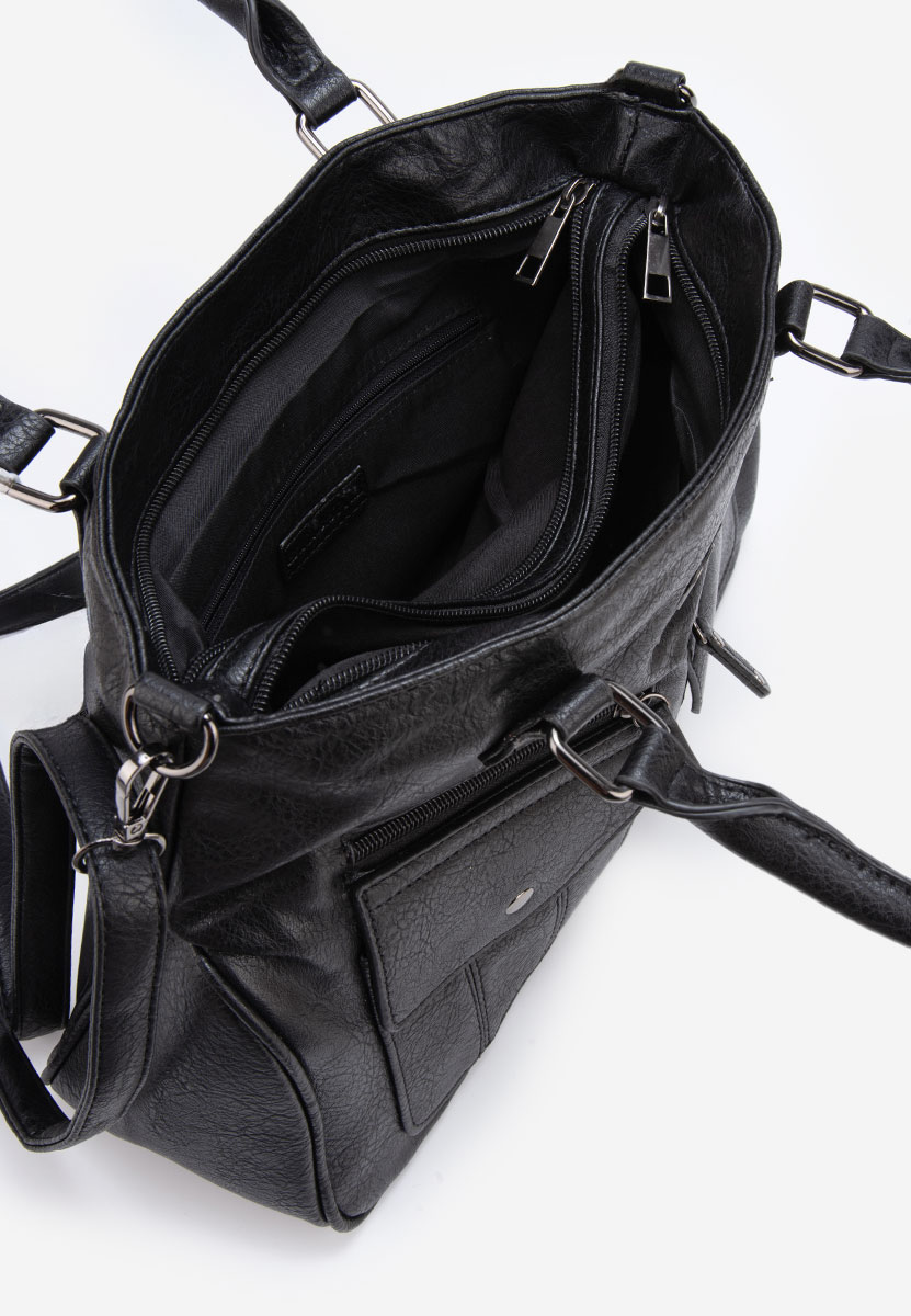 Czarna torebka do ręki Zaura