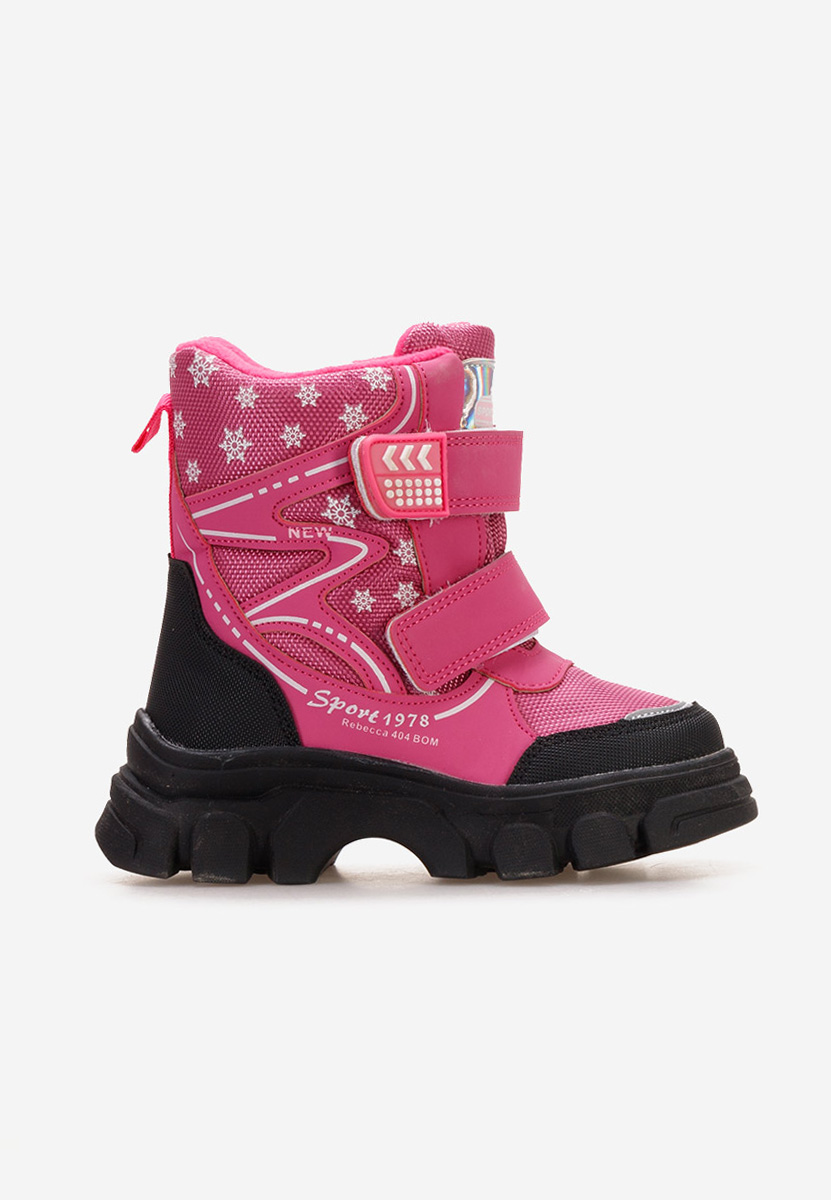 Różowe botki dziewczęce Eileen