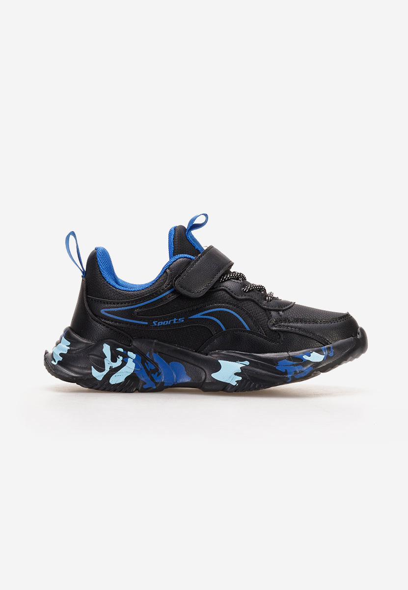 Czarne sneakersy chłopięce Laris