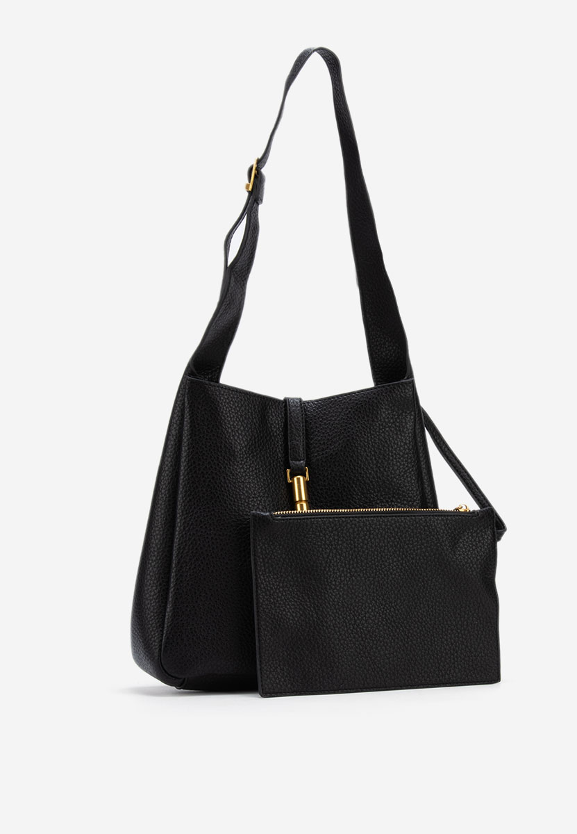 Czarna torebka hobo Nesana