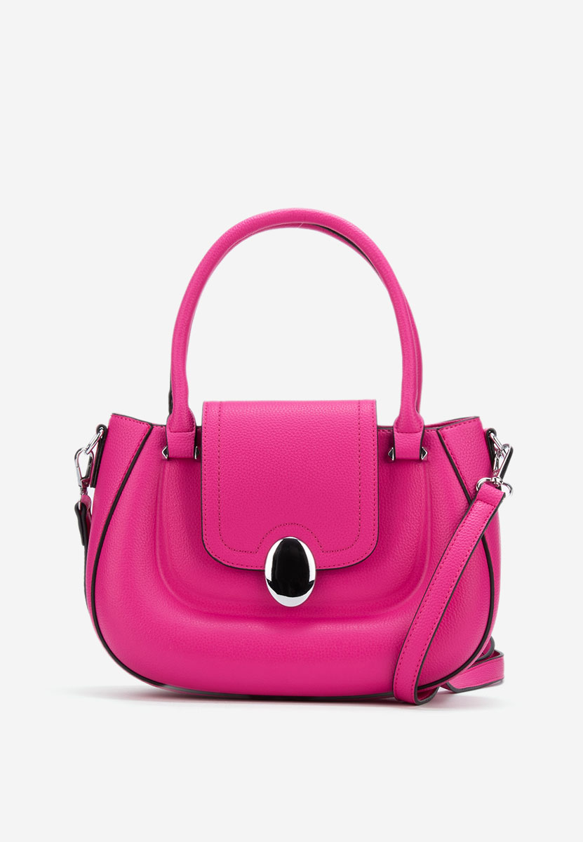 Fuksjowe torebka do ręki Laera V3