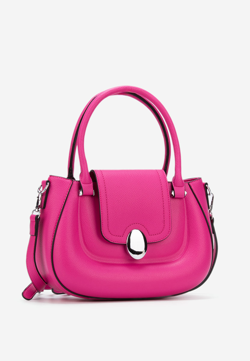 Fuksjowe torebka do ręki Laera V3