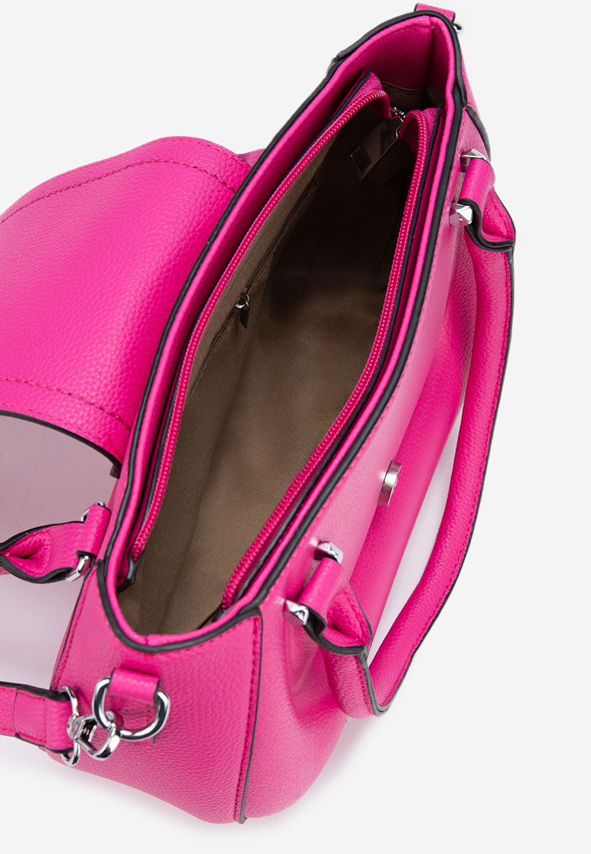 Fuksjowe torebka do ręki Laera V3