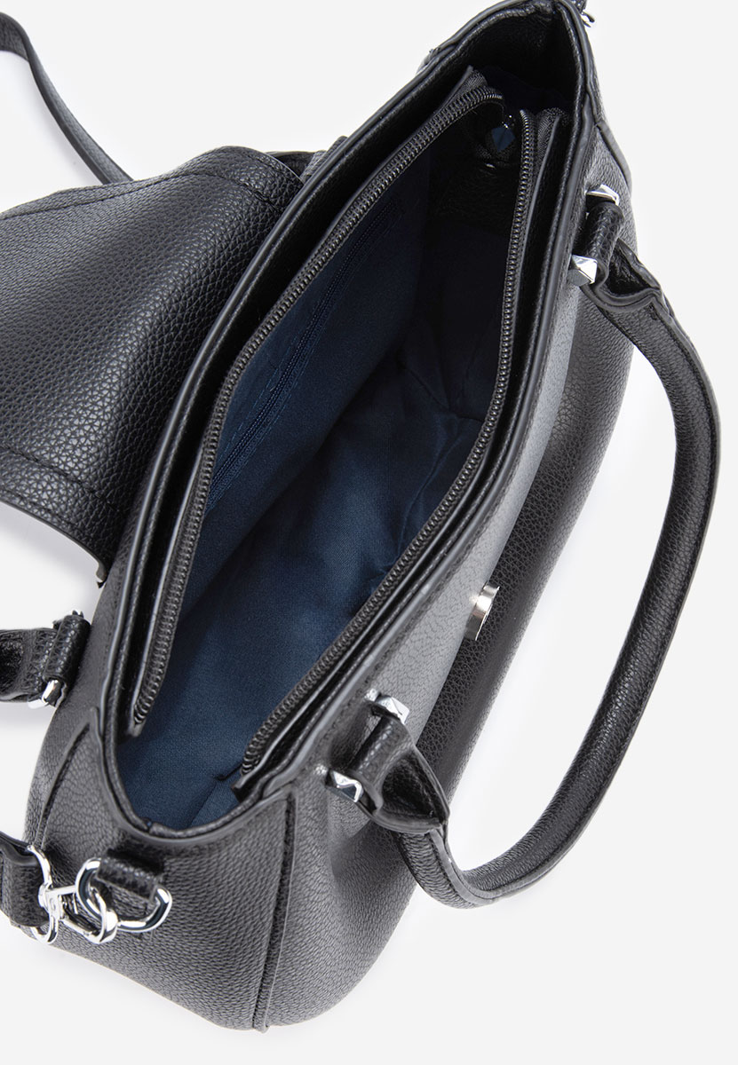 Czarna torebka do ręki Laera V3